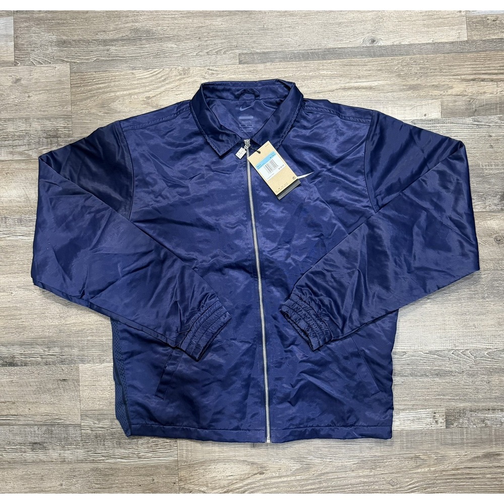 Nike Court Slam US Open Full-Zip Tennis Jacket Navy Blue Mens Size MT HQ4087-410